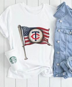 Infant Minnesota Twins Tiny Baseball Flag Raglan T Shirt