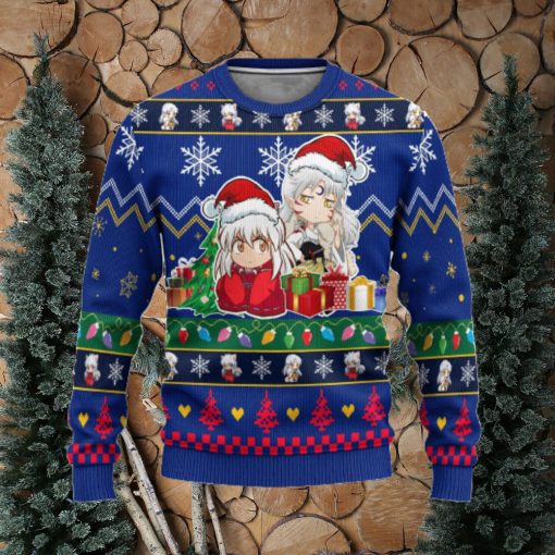 Inuyasha x Sesshomaru Anime InuYasha Xmas Ugly Christmas Sweater For Men Women