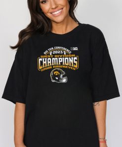 Iowa Hawkeyes Big Ten Champs 2023 Division Football Helmet T Shirt