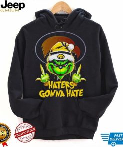 Iowa Hawkeyes Grinch middle finger haters gonna hate shirt