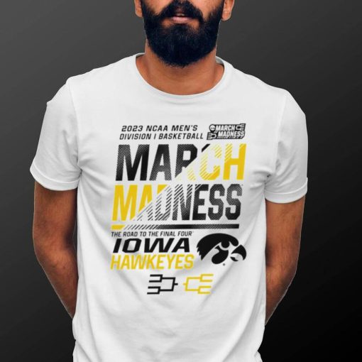 Iowa Hawkeyes Men’s basketball 2023 NCAA March madness the road to final four hoodie shirt