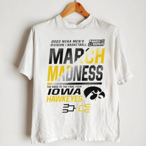 Iowa Hawkeyes Men’s basketball 2023 NCAA March madness the road to final four shirt