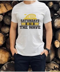 Iowa Hawkeyes Saturdays Are For the Wave Shirt