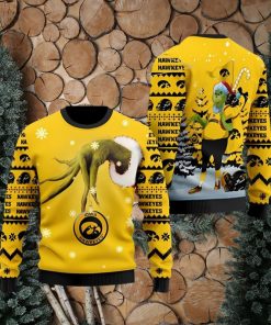 Iowa Hawkeyes Team Grinch Ugly Christmas Sweater