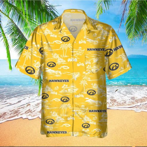 Iowa Hawkeyes Tropic 3D Hawaiian Shirt Best For Fans Beach Gift For Men And Women