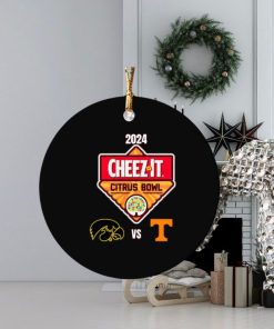 Iowa Hawkeyes vs Tennessee Volunteers 2024 Vrbo Fiesta Bowl Ornament