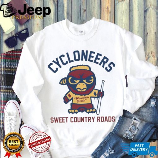 Iowa State Cyclones Cycloneers Mountain Birds sweet country roads mascot shirt