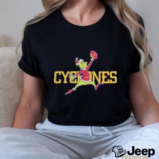 Iowa State Cyclones Santa Grinch Air Jordan Cyclones Rugby Christmas shirt