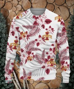 Iowa State Cyclones Tropical Patterns Ugly Xmas Sweater