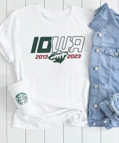 Iowa wild hockey 10 year t shirt