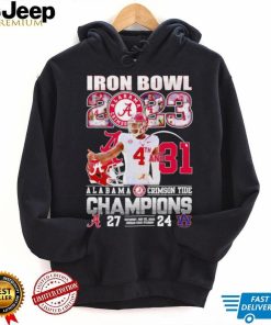 Iron Bowl 2023 4th and 31 Alabama Crimson Tide Champions 27 24 Auburn Tigers shirt