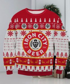 Iron City Beer Ugly Christmas Holiday Sweater