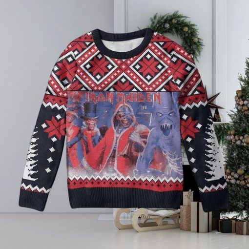 Iron Maiden The Terminator Ugly Christmas Sweater