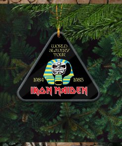 Iron Maiden World Slavery Tour 1984 1985 Holiday Gifts Christmas Tree Ornament