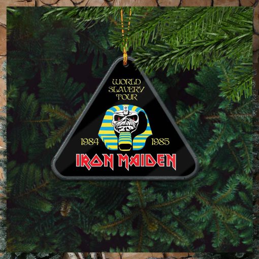 Iron Maiden World Slavery Tour 1984 1985 Holiday Gifts Christmas Tree Ornament