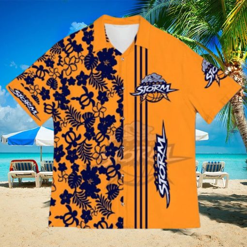 Island Storm American Sports Team Flower Beach Tree Hawaii Shirt Summer Gift For Fans