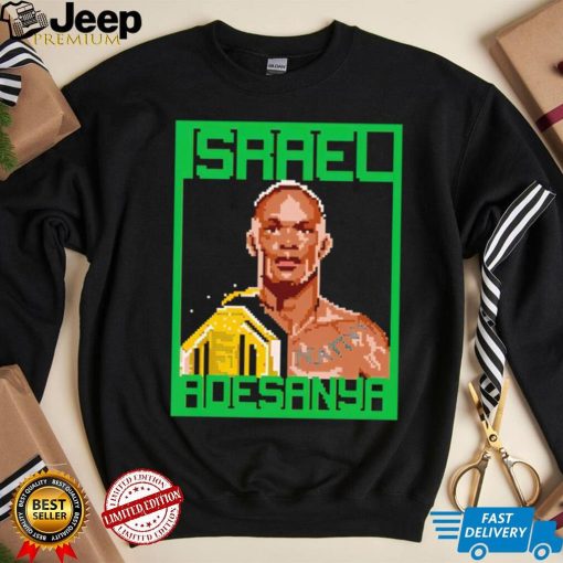 Israel Adesanya Champion pixel art shirt