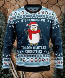 It Is Penguin ing Christmas Christmas Ugly Sweater Mens