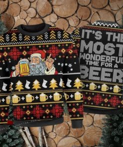 It Is The Most Wonderful Time For Beer Christmas Ugly Sweater Party