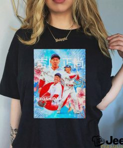 Masataka Yoshida Boston Red Sox in Bloom Japan photo shirt