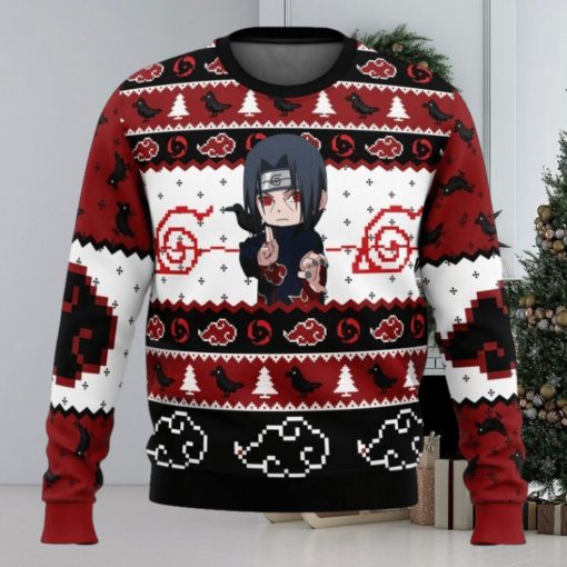 Itachi Uchiha Chibi Akatsuki Naruto Ugly Christmas Sweater