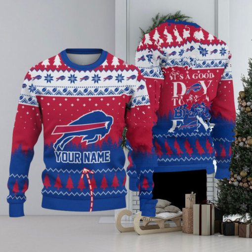 It’s A Good Day To Be A Buffalo Bills Limited Edition Knitted 3D Ugly Christmas Sweater