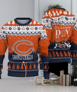 It’s A Good Day To Be A Chicago Bears Limited Edition Knitted 3D Ugly Christmas Sweater