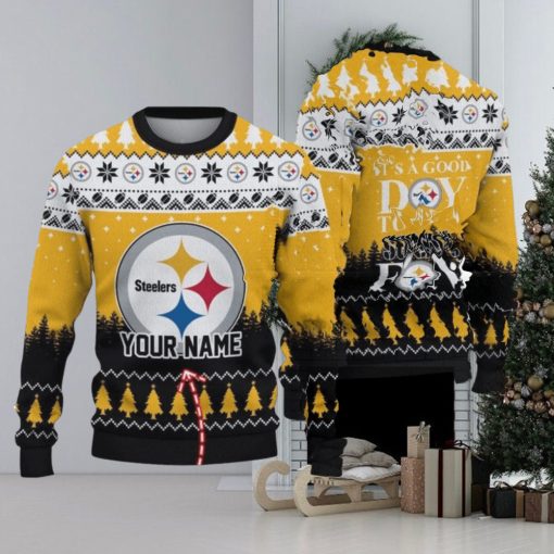 It’s A Good Day To Be A Pittsburgh Steelers Limited Edition Knitted 3D Ugly Christmas Sweater