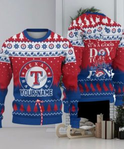 It’s A Good Day To Be A Texas Rangers Limited Edition Knitted 3D Ugly Christmas Sweater