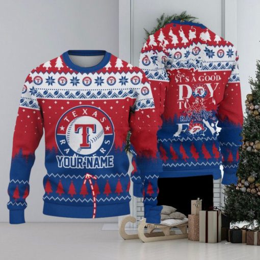 It’s A Good Day To Be A Texas Rangers Limited Edition Knitted 3D Ugly Christmas Sweater