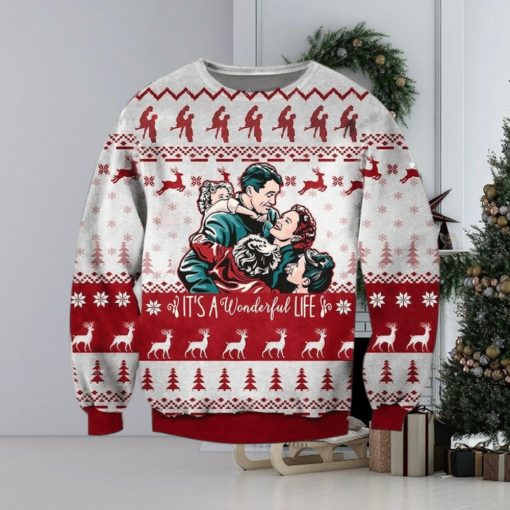 It’s A Wonderful Life 3D Ugly Christmas Sweater For Men And Women