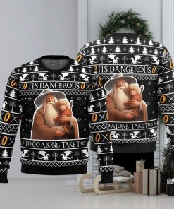 It’s Dangerous to go Alone Lord of the Rings Ugly Christmas Sweater