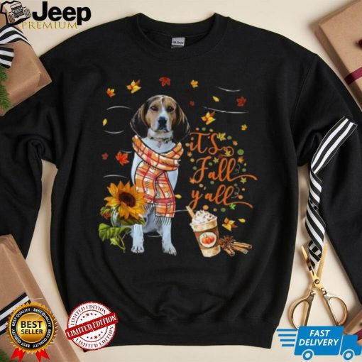 It’s Fall Y’all Walker Coonhound Dog Thanksgiving Halloween Shirt