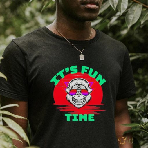 It’s Fun Time Cool Gorilla Sunset Shirt