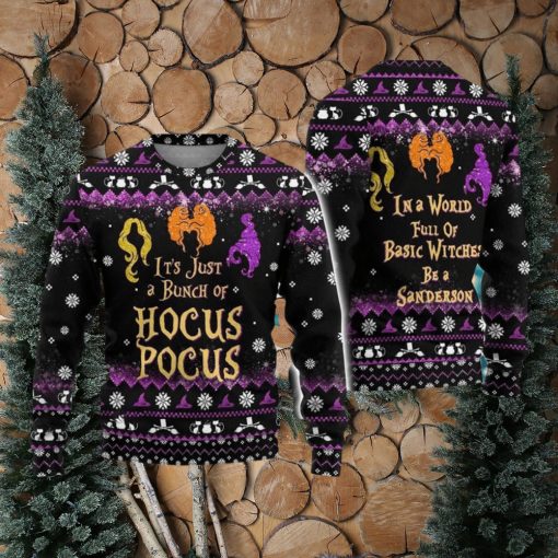 It’s Just A Bunch Of Witches Ugly Christmas Sweater