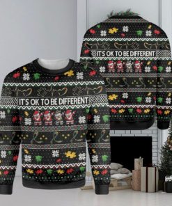 Its Ok To Be Different Autism Ugly Sweater For Christmas