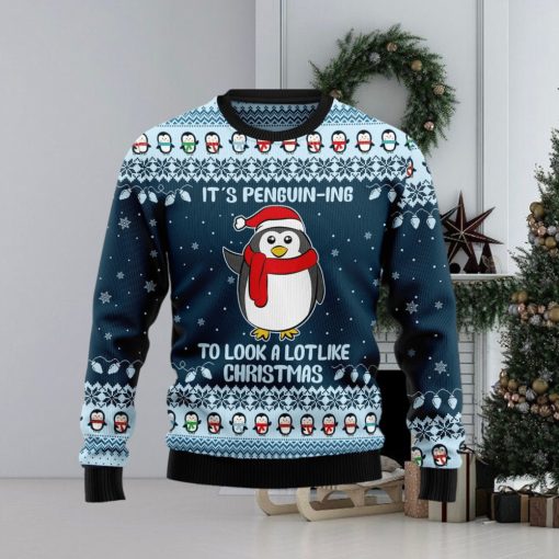 It’s Penguin Ing Christmas Ugly Christmas Sweater Funny Family Sweater Gifts