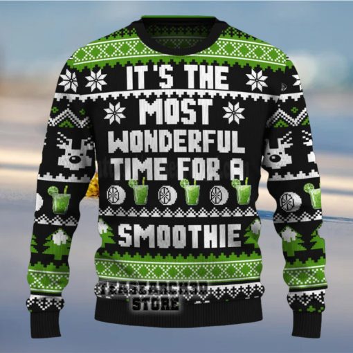 It’s The Most Wonderful Time For A Smoothie Ugly Christmas Sweater