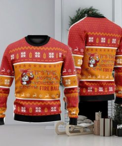 It’s Time For Fireball Whiskey 3D Ugly Christmas Sweater Men And Women Christmas Gift