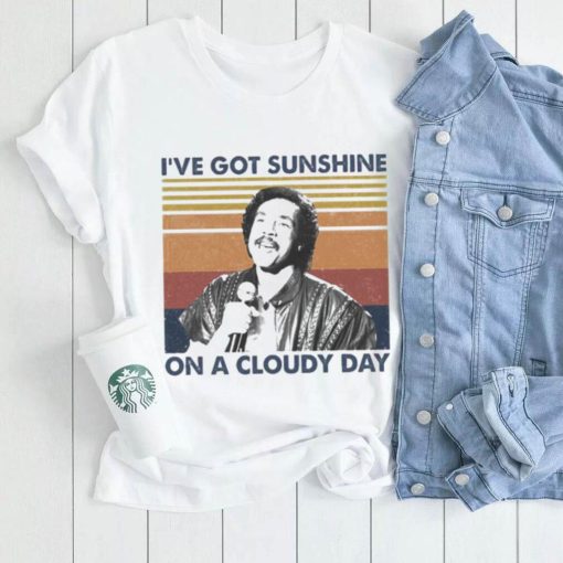 I’ve Got Sunshine On A Cloudy Day Retro Style Smokey Robinson Shirt