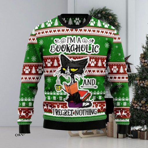 I‘m A Bookaholic Christmas Ugly Xmas Wool Knitted Sweater