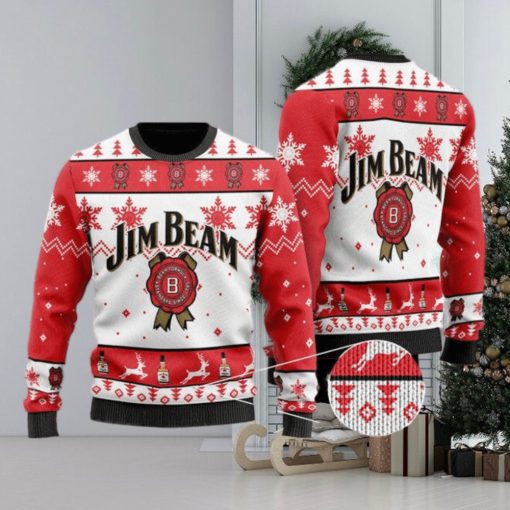 J I M B E A M Beer Lover Gift 3d All Over Printed Ugly Christmas Sweater