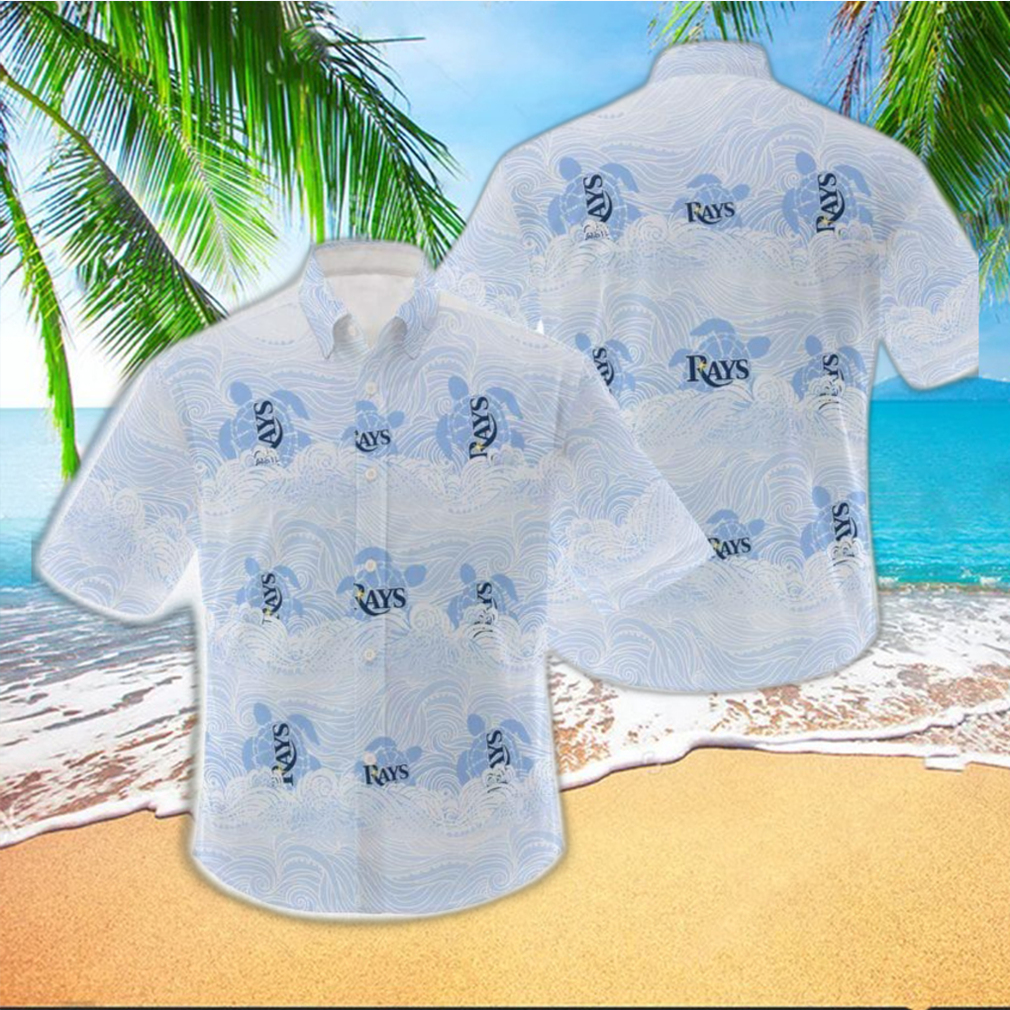 MLB Tampa Bay Rays Logo Hot Hawaiian Shirt Gift For Men And Women