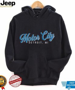 Where I'm From Detroit Motor City Script Black T Shirt