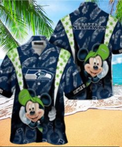 Seattle Seahawks nfl mickey mouse Hawaiian Shirt custom for fan