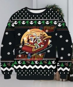 Jack And Grinch Knitting Ugly Christmas Sweater Xmas 3D Printed Christmas Sweater Gift