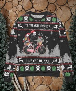 Jack And Sally The Most Wonderful Time Of The Year Ugly Christmas Sweater