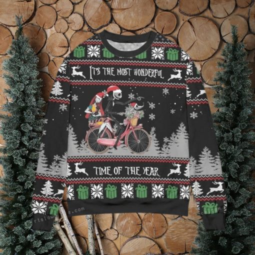 Jack And Sally The Most Wonderful Time Of The Year Ugly Christmas Sweater