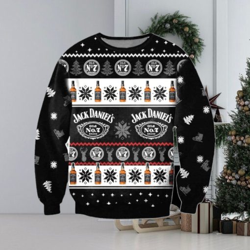 Jack Daniel’s Whiskey All Over Print Wool Sweater