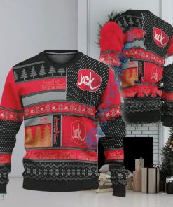 Jack In The Box Logo Design Ugly Christmas Sweater AOP Gift For Fans